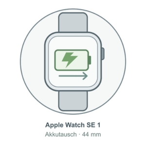 Illustration: Apple Watch SE 1 (44 mm) – Akkutausch