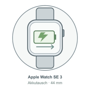 Illustration: Apple Watch SE 3 (44 mm) – Akkutausch