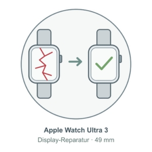 Illustration: Apple Watch Ultra 3 (49 mm) – Display-Reparatur