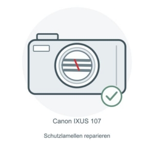 Canon IXUS 107 Schutzlamellen reparieren – Reparatur-Icon