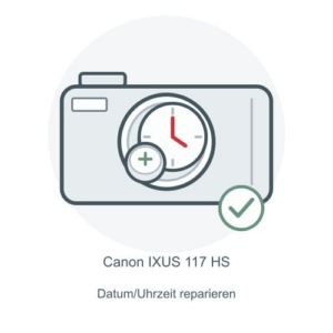 Canon IXUS 117 HS Datum-/Uhrzeitpufferung reparieren – Reparatur-Icon