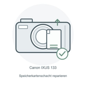 Canon IXUS 133 Speicherkartenschacht reparieren – Reparatur-Icon