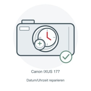 Canon IXUS 177 Datum-/Uhrzeitpufferung reparieren – Reparatur-Icon