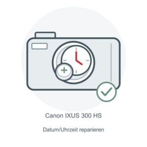 Canon IXUS 300 HS Datum-/Uhrzeitpufferung reparieren – Reparatur-Icon