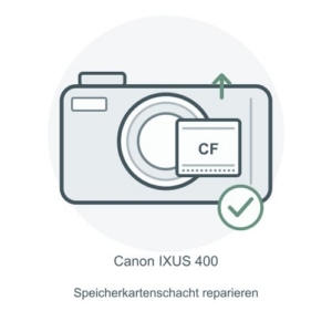 Canon IXUS 400 Speicherkartenschacht reparieren – Reparatur-Icon