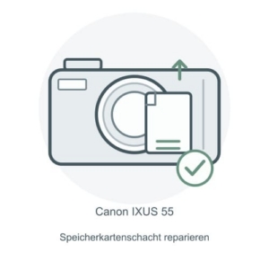 Canon IXUS 55 Speicherkartenschacht reparieren – Reparatur-Icon
