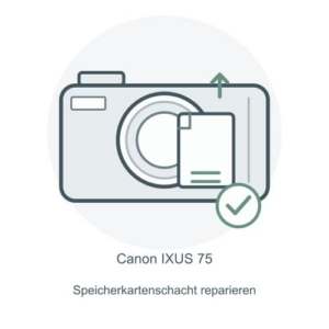 Canon IXUS 75 Speicherkartenschacht reparieren – Reparatur-Icon