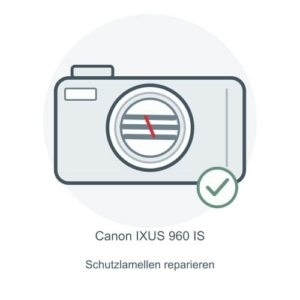 Canon IXUS 960 IS Schutzlamellen reparieren – Reparatur-Icon