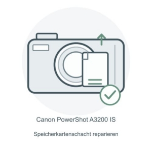 Canon PowerShot A3200 IS Speicherkartenschacht reparieren – Reparatur-Icon