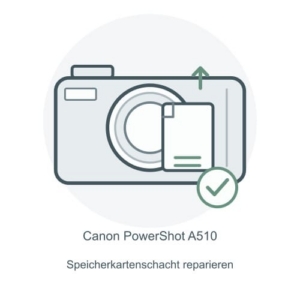 Canon PowerShot A510 Speicherkartenschacht reparieren – Reparatur-Icon