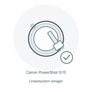 Canon PowerShot G10 Linseninnenreinigung – Reparatur-Icon