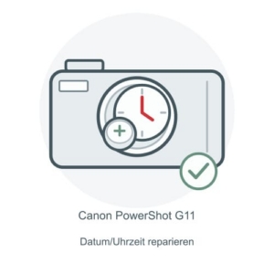 Canon PowerShot G11 Datum-/Uhrzeitpufferung reparieren – Reparatur-Icon