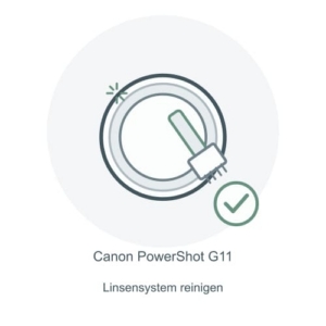 Canon PowerShot G11 Linseninnenreinigung – Reparatur-Icon