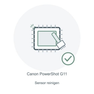 Canon PowerShot G11 Sensorreinigung – Reparatur-Icon