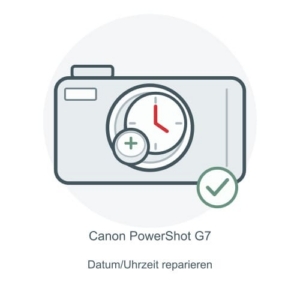 Canon PowerShot G7 Datum-/Uhrzeitpufferung reparieren – Reparatur-Icon