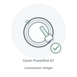 Canon PowerShot G7 Linseninnenreinigung – Reparatur-Icon