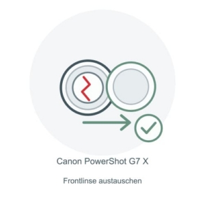 Canon PowerShot G7 X Frontlinse ersetzen – Reparatur-Icon