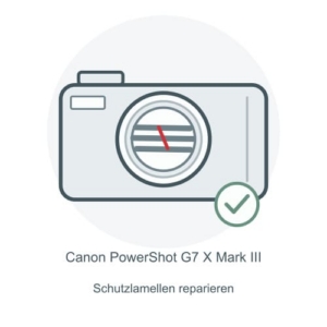 Canon PowerShot G7 X Mark III Schutzlamellen reparieren – Reparatur-Icon