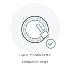 Canon PowerShot G9 X Linseninnenreinigung – Reparatur-Icon