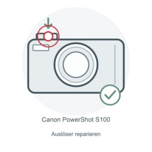 Canon PowerShot S100 Auslöser reparieren – Reparatur-Icon