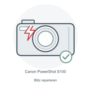 Canon PowerShot S100 Blitz reparieren – Reparatur-Icon