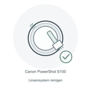 Canon PowerShot S100 Linseninnenreinigung – Reparatur-Icon