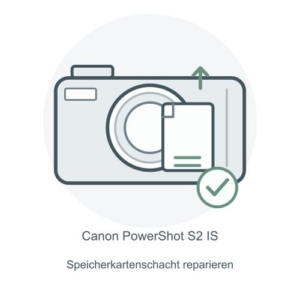 Canon PowerShot S2 IS Speicherkartenschacht reparieren – Reparatur-Icon