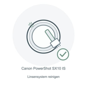 Canon PowerShot SX10 IS Linseninnenreinigung – Reparatur-Icon