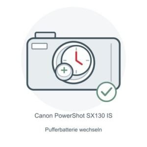 Canon PowerShot SX130 IS Pufferbatterie austauschen – Reparatur-Icon