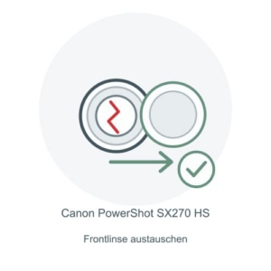 Canon PowerShot SX270 HS Frontlinse ersetzen – Reparatur-Icon