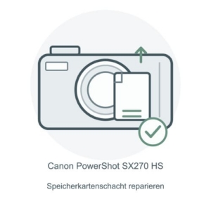 Canon PowerShot SX270 HS Speicherkartenschacht reparieren – Reparatur-Icon