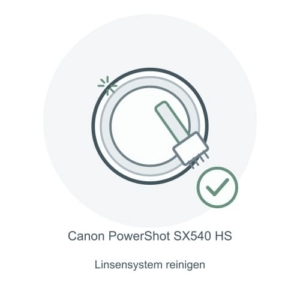 Canon PowerShot SX540 HS Linseninnenreinigung – Reparatur-Icon
