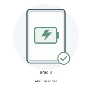 Illustration: iPad 8 – Akkutausch