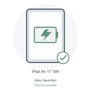 Illustration: iPad Air 11″ M4 – Akkutausch in Premiumqualität