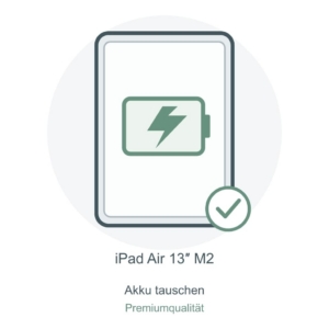 Illustration: iPad Air 13″ M2 – Akkutausch in Premiumqualität