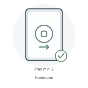 Reparaturillustration zum Homebutton am iPad mini 2