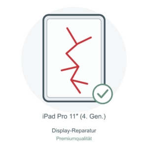 Illustration: iPad Pro 11″ (4. Gen.) – Display-Reparatur in Premiumqualität