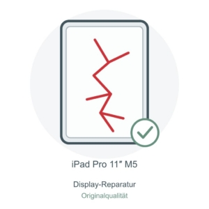Illustration: iPad Pro 11″ M5 – Display-Reparatur mit Originalteil