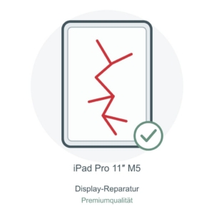 Illustration: iPad Pro 11″ M5 – Display-Reparatur in Premiumqualität