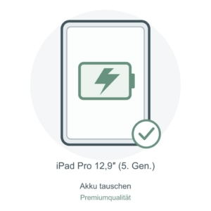 Reparaturillustration zum Akkutausch am iPad Pro 12.9 2021