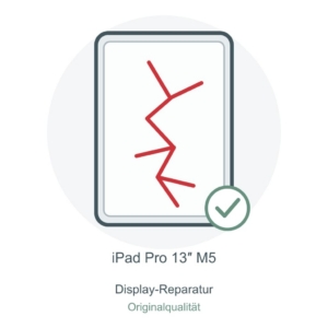 Illustration: iPad Pro 13″ M5 – Display-Reparatur mit Originalteil