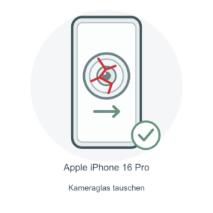 Illustration: iPhone 16 Pro – Kameraglas tauschen