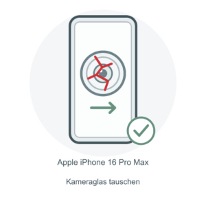 Illustration: iPhone 16 Pro Max – Kameraglas tauschen
