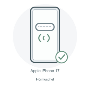 Illustration: iPhone 17 – Hörmuschel reparieren
