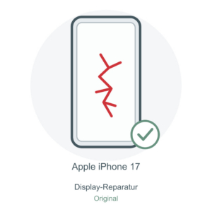 Illustration: iPhone 17 – Display-Reparatur – Original