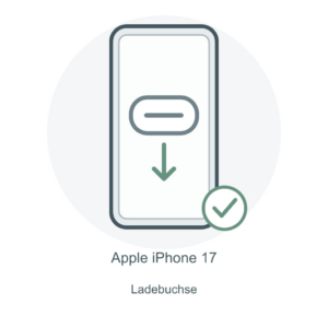 Illustration: iPhone 17 – Ladebuchse reparieren