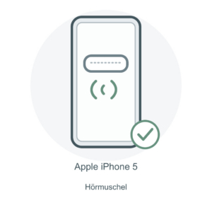 Illustration: iPhone 5 – Hörmuschel reparieren