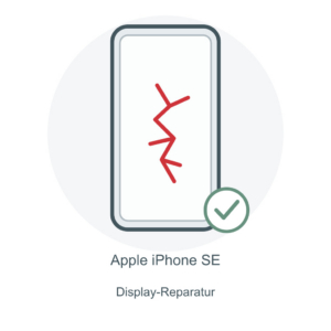 Illustration: iPhone SE – Display-Reparatur