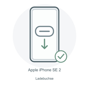 Illustration: iPhone SE 2 – Ladebuchse reparieren