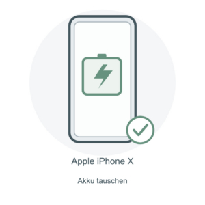Illustration: iPhone X – Akku tauschen